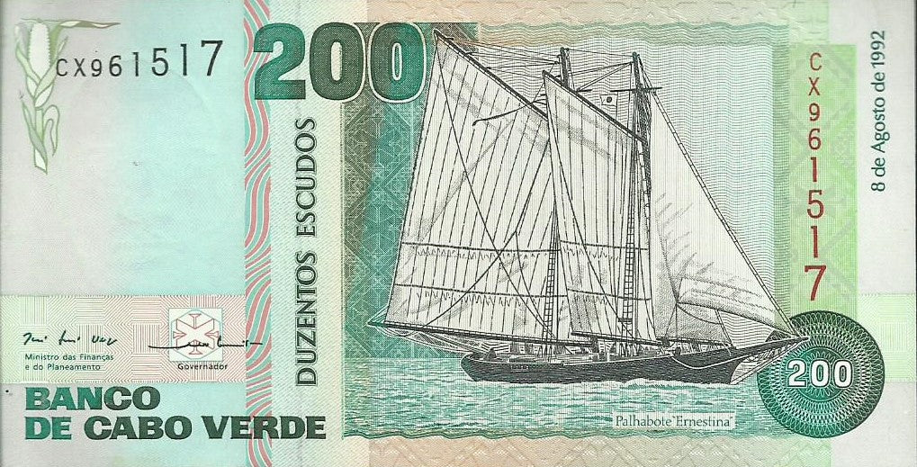 Cabo Verde - 200$00 1992 (# 63)