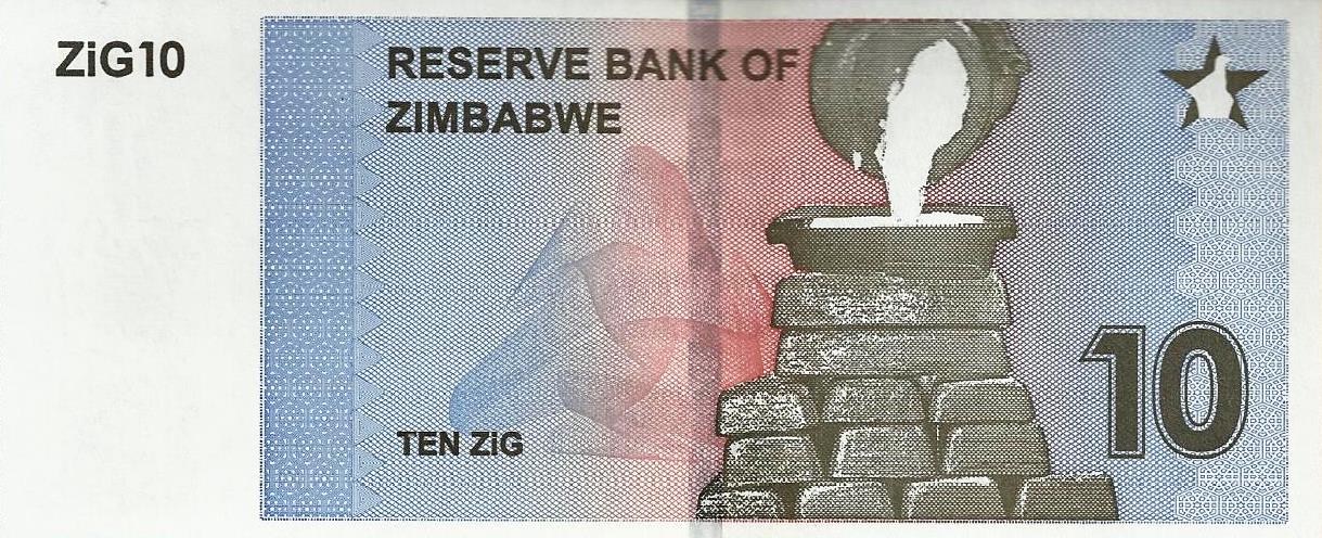 Zimbabwé - 10 Zig 2024 (# 110)