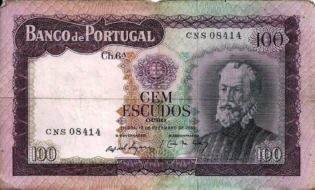 Portugal - 100$00 1961 (# 165)