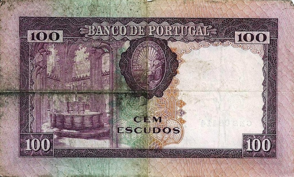 Portugal - 100$00 1961 (# 165)