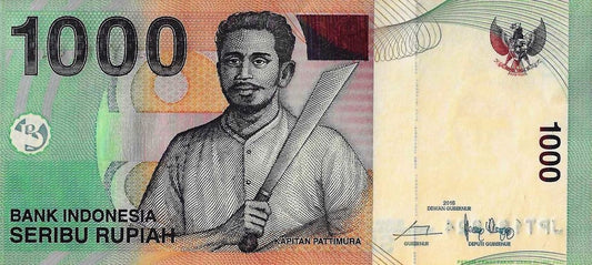 Indonesia - 1000 Rupias 2016 (# 141n)