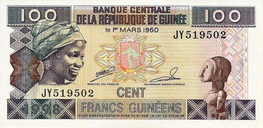 Guiné B. Central - 100 Francos 1998 (# 35a)