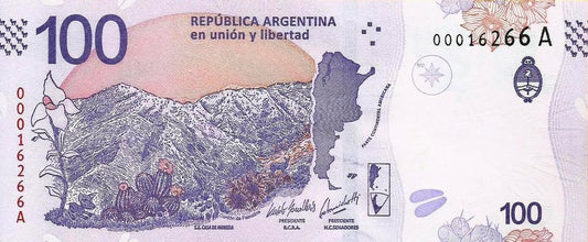 Argentina - 100 Pesos 2019 (# 363A)