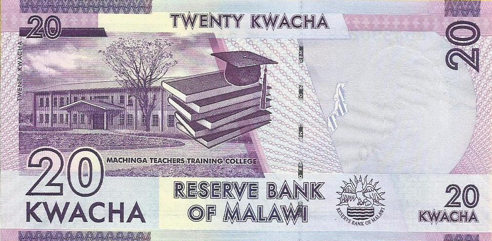 Malawi - 20 Kwacha 2016 (# 63c)