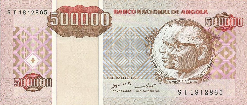 Angola - 500000 Kwanzas 1995 (# 140)