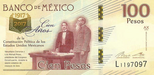 Mexico - 100 Pesos 2016 (# 130q)