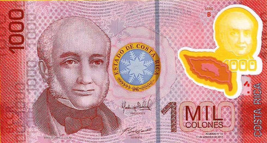 Costa Rica - 1000 Colones 2013 (# 274b)