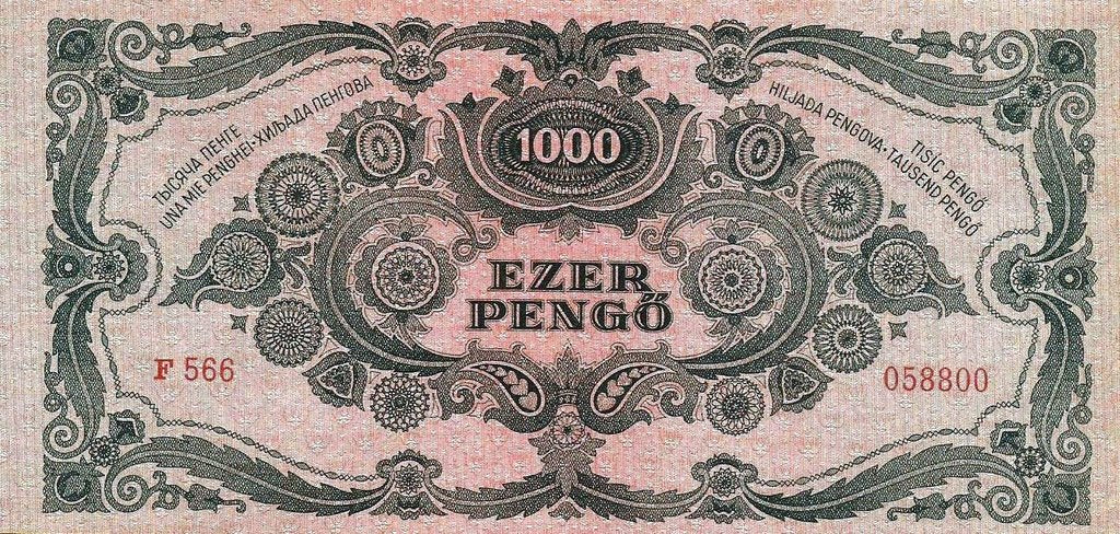 Hungria - 1000 Pengo 1945 (# 118a)