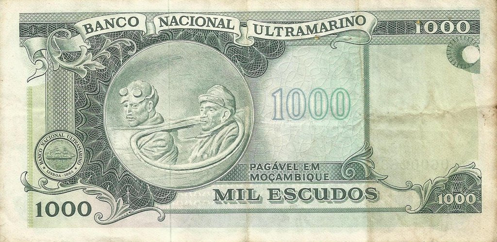 Moçambique - 1000$00 1972  (# 115)