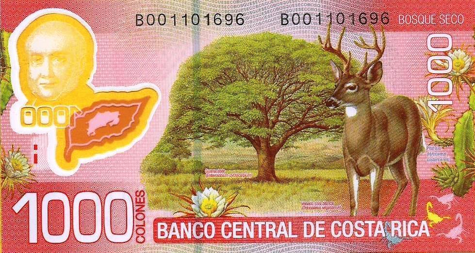 Costa Rica - 1000 Colones 2013 (# 274b)