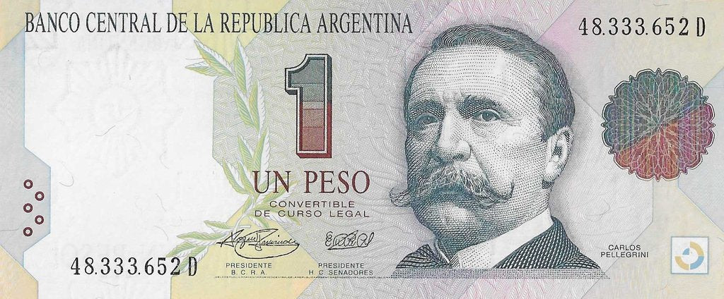 Argentina - 1 Peso 1992 (# 339b)