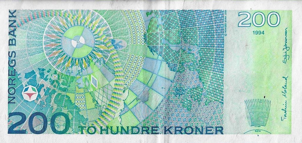 Noruega - 200 Kroner 1994 (# 48a)