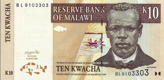 Malawi - 10 Kwacha 2004 (# 51)