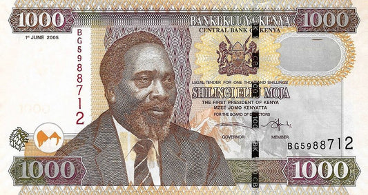 Quenia - 1000 Shillings 2005 (# 51a)