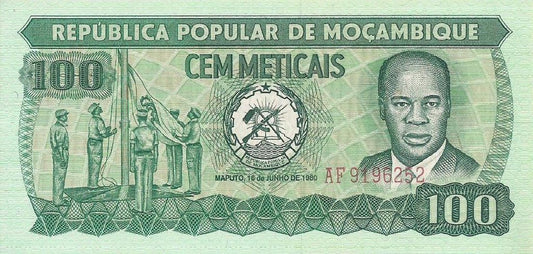 Moçambique - 100 Meticais 1980 (# 126)