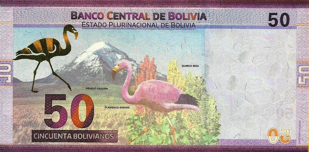 Bolivia - 50 Bolivianos 2018 (# 250)