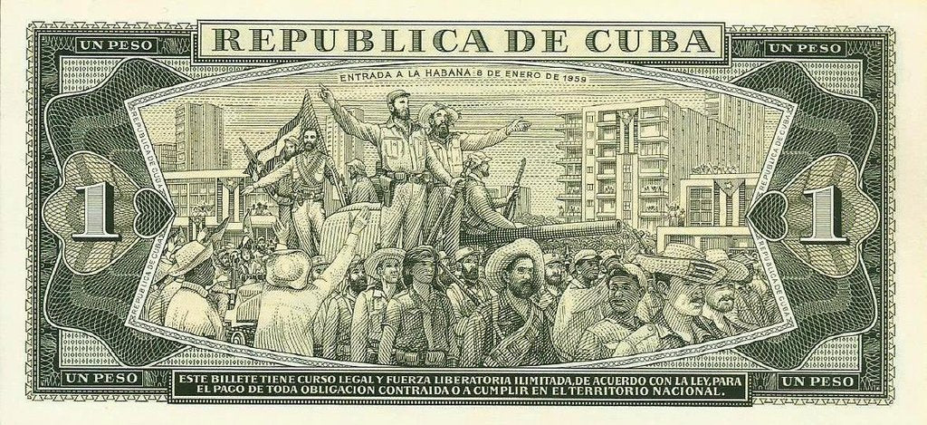 Cuba - 1 Peso 1985 (# 102b)