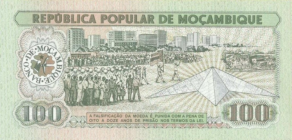 Moçambique - 100 Meticais 1980 (# 126)