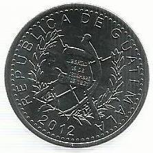 Guatemala - 25 Centavos 2012 (Km# 278)