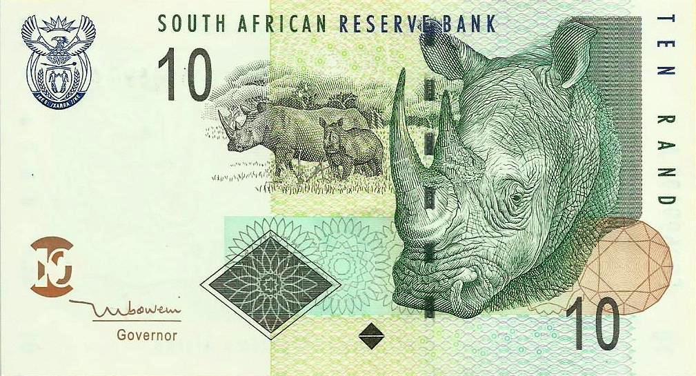 Africa Sul - 10 Rands 2010 (# 128a)