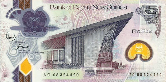 Papua N. Guiné - 5 Kina 2008 (# 29a)