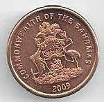 Bahamas - 1 Centimo 2009 (Km# 218.2)