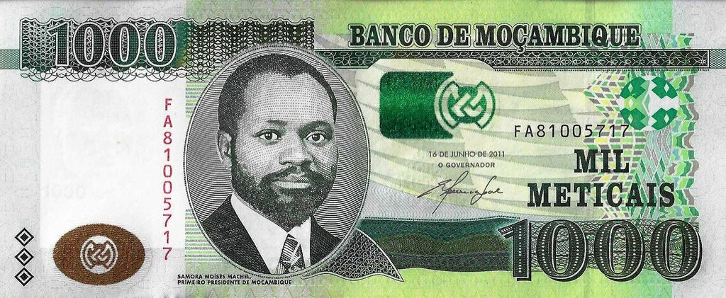 Moçambique - 1000 Meticais 2011 (# 154a)