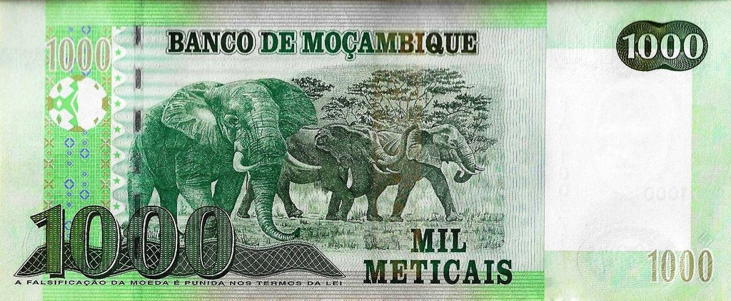 Moçambique - 1000 Meticais 2011 (# 154a)