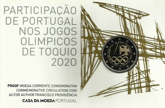 Portugal - 2 Euro 2020 (Km# ..) Jogos Olimpicos Tóquio PROOF