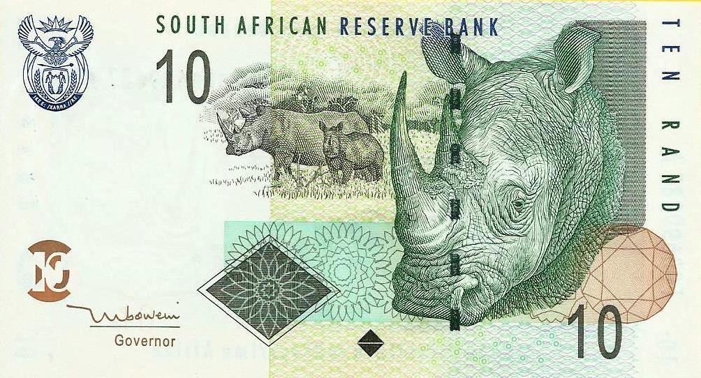 Africa Sul - 10 Rands 2010 (# 128a)