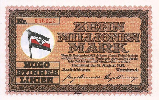 Alemanha - 10000000 Marcos 1923 (# 2135a)