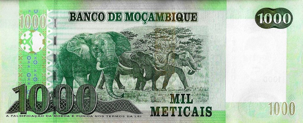 Moçambique - 1000 Meticais 2011 (# 154a)