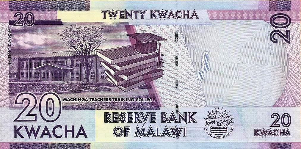 Malawi - 20 Kwacha 2017 (# 63d)