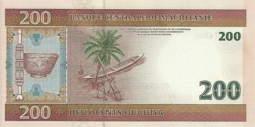 Mauritania - 200 Ouguiya 2006 (# 11b)