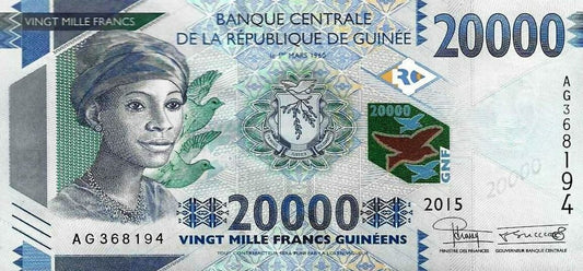 Guiné B. Central - 20000 Francos 2015 (# 50a)