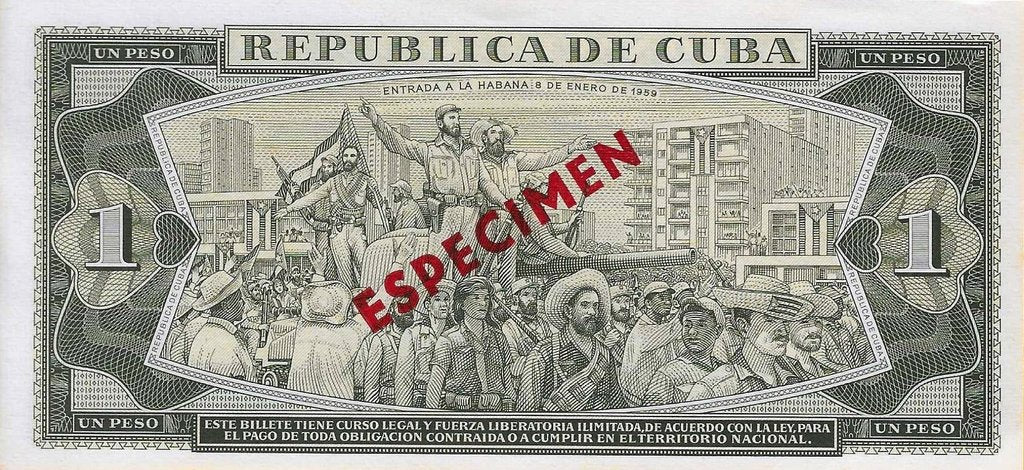 Cuba - 1 Peso 1978 (# 102bS)