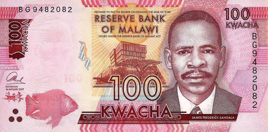 Malawi - 100 Kwacha 2017 (# 65c)