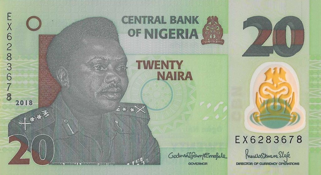 Nigeria - 20 Naira 2018 (# 34n)