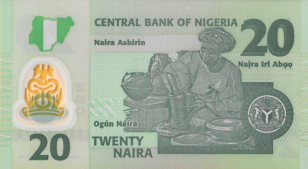 Nigeria - 20 Naira 2018 (# 34n)