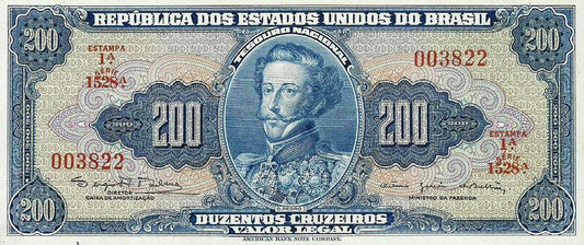 Brasil - 200 Cruzeiros 1964 (# 171c)