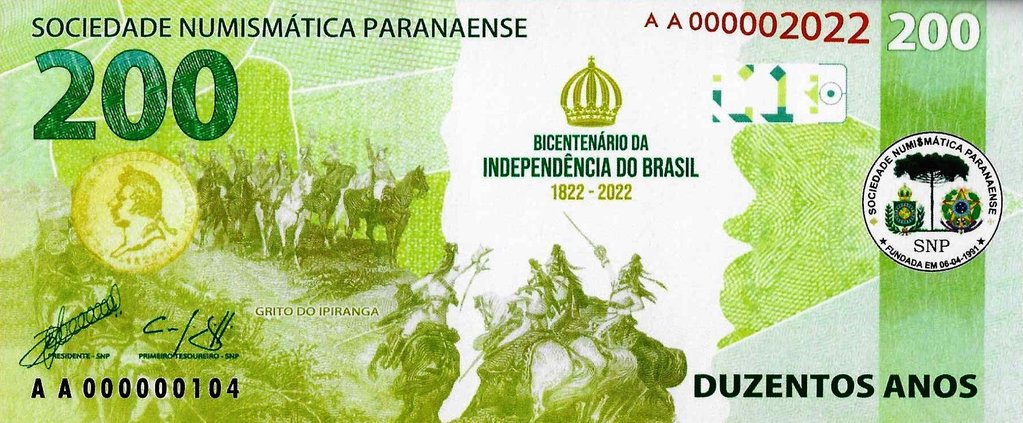 Brasil - 200 Anos 2022 (# NL) D. Pedro I