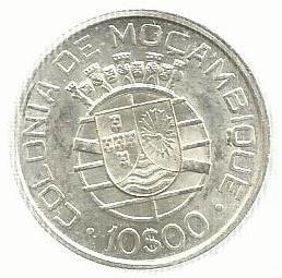 Moçambique - 10$00 1938 (Km# 70)