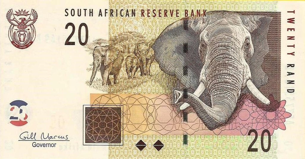 Africa Sul - 20 Rands 2010 (# 129b)