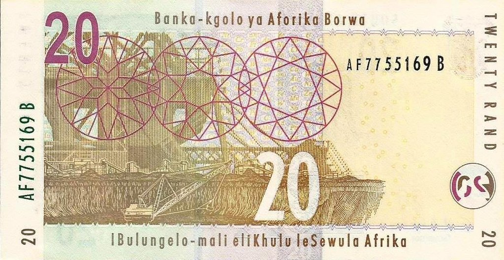 Africa Sul - 20 Rands 2010 (# 129b)