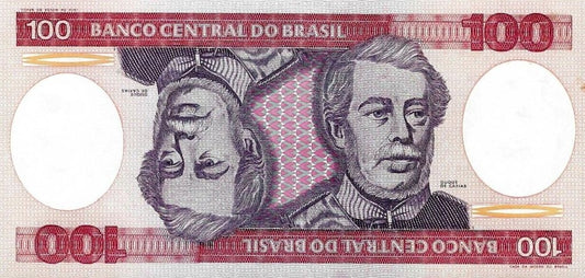 Brasil - 100 Cruzeiros 1981 (# 198a)