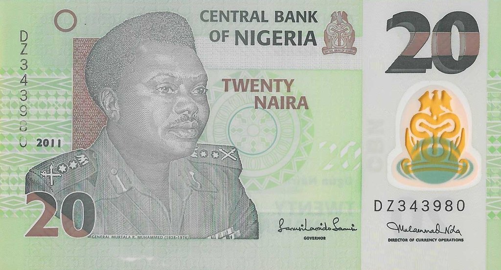 Nigeria - 20 Naira 2011 (# 34g)