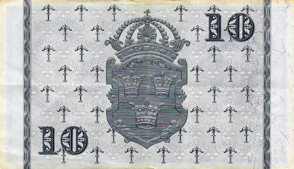 Suécia - 10 Kronor 1956 (# 43d)