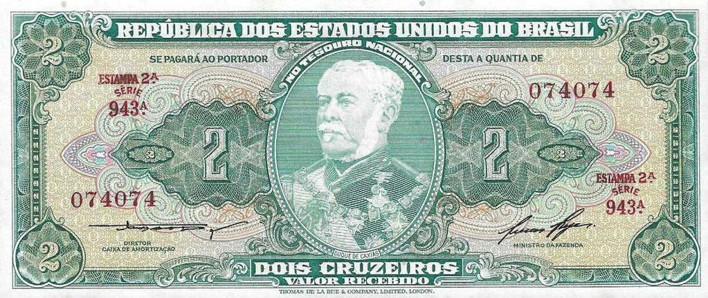 Brasil - 2 Cruzeiros 1958 (# 157Ac)