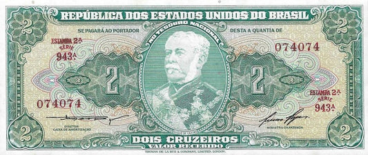 Brasil - 2 Cruzeiros 1958 (# 157Ac)