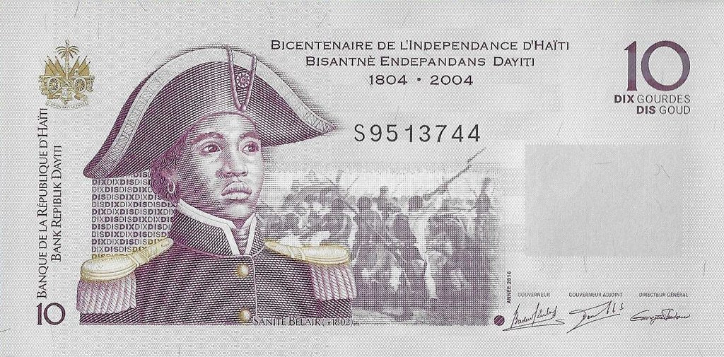 Haiti - 10 Gourdes 2016 (# 272a)